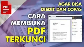 cara membuka pdf yang dikunci unlock pdf