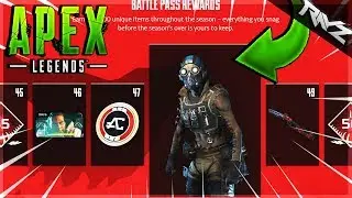 ALL 100 TIER REWARDS & OCTANE REWARDS! APEX LEGENDS SEASON 1 BATTLE PASS COMING TOMORROW!