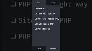 Top websites to learn PHP 2023 #shorts