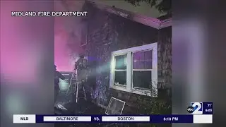 Midland Fire Department reports early morning house fire