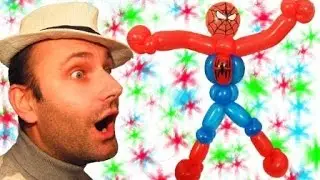 Человек-паук из шариков аэродизайн ★ Spiderman of balloons