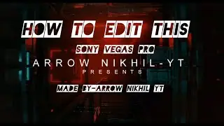 | How To Make Intro In Vegas Pro | Glitch Intro | Vegas Pro Editing | Ncs Intro | Easy To Edit |