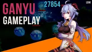 GENSHIN IMPACT: Ganyu Gameplay (Fanvideo)