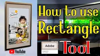 How to use Rectangle tool in Photoshop|| Photo ko Frem me Kaise set karein ||@sureshkumarpst#