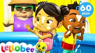 Swimming Pool Splashes! | Kids Learn! | Nursery Rhymes | Sing Along