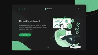 Responsive Finance Landing Page Using HTML CSS | Responsive Web Design