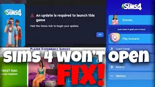 100% FIX Everything Sims 4 UNABLE To Start & Play Game (EA app Restart Required)