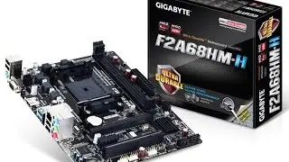 Gigabyte F2A68HM H Motherboard Unboxing