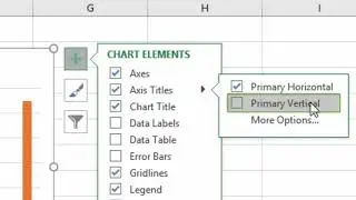 How To Link The Y Axis Title To The Text In Excel?