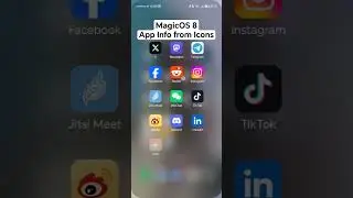 #Honor #MagicOS8 Update brings App Info on Icon long press