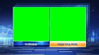 NEWS Channel Green Screen Video Template No 7 | News Channel Green Screen Effect For YouTube