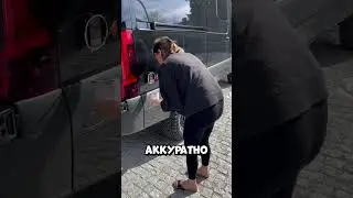 Она сделала отверстие в фургоне ради одного гениального трюка 