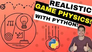 How to Code Realistic Physics in Python Games! PyGame Tutorial (Gravity, Bounce, Throw, Friction)