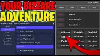 [NEW] YBA Script GUI / Hack (Item Farm + Get Stands And Autofarm) *PASTEBIN 2022*