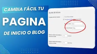 Como cambiar la página de inicio o por defecto de wordpress [Fácil y Rápido]