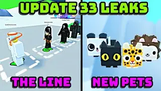 😱 THE LINE EVENT, HUGE PANTHER CAT, AND MORE - UPDATE 33 NEW LEAKS IN PET SIMULATOR 99