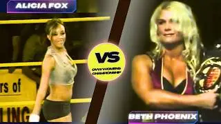 Alicia Fox Vs Beth Phoenix -OVW Women's Championship, Alicia Fox 1st Singles Match