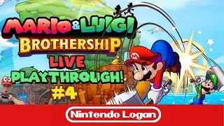 Mario & Luigi Brothership Live Playthrough! #4 (Nintendo Switch)