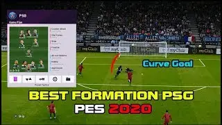 BEST FORMATION PSG DI PES 2020 SKUAD TERBARU