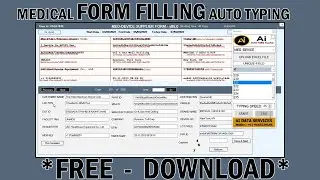 Offline Medical Form Filling Auto Typing Software | Form Filling Auto Typing Software