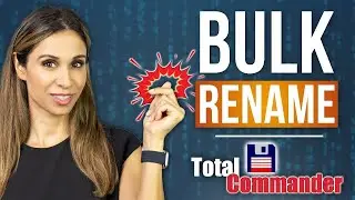 How to BULK Rename Files with a cool tool 👉🏼 Total Commander (Advanced Rename Options)