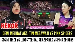 MEMBLUDAK❗Tiket Pertandingan Red Sparks vs Pink Spiders Ludes Terjual❗Pertandingan Paling Dinanti‼️