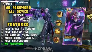 NEW!! Script Skin Roger Epic Cyborg No Password Mediafire - Full Effect Voice - Patch Terbaru