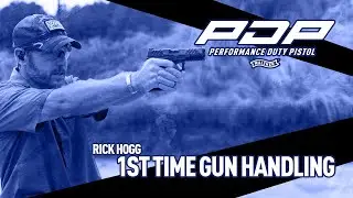 Pistol Shooting Drill - 1st Time Gun Handling - Walther PDP - Training Tip by War HOGG Tactical