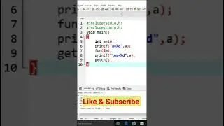 C Program to Call a Function by Call by reference 