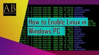 How to run Linux shell in windows | Enable Windows Subsystem for Linux (WSL)