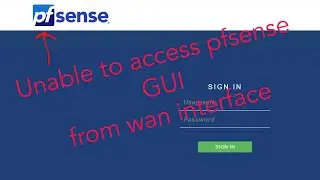 UNABLE TO ACCESS PFSENSE GUI FROM INTERNET / How to access WAN INTERFACE