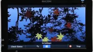 Ricoh Smart Operation Panel Home screen customisation (short version)