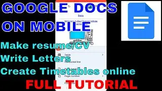 Google Docs on mobile 📱 | Google Docs