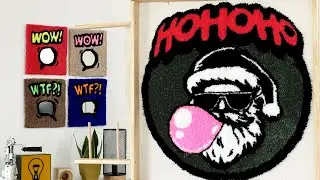 SANTA CLAUS POP ART - Tufting Gun: Kreoho