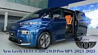 Sapphire Blue Color | Top Speed ​​170 Km/h| Range 675 Km | New Geely LEVC L380 2WD Pro MPV 2024-2025