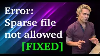 Error: Sparse File Not Allowed [FIXED in MX Linux]