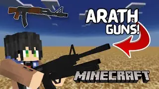 Realistic Weapon Addon : Arath's Gun |  Minecraft Bedrock/ PE 1.20 | Weapon Addon Showcase