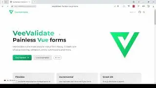 Vee validate 4. Введение и установка.