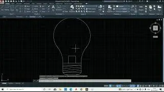 AutoCAD Tutorial- Bulb Design in AutoCAD | Light Bulb | How do I make lights in AutoCAD? Bulb Design