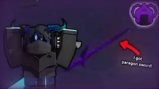 I got paragon sword in Roblox Randomly Generated Droids