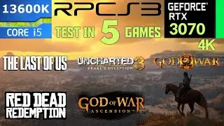 RPCS3 Emulator Test In 5 Games 4K | i5 13600K + RTX 3070