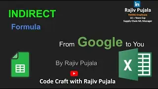 40. Master INDIRECT Function in Excel & Google Sheets | Simplified by a Googler