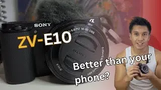 Noob tries Sony ZV-E10 (Vlogging Camera)