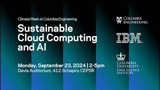 Sustainable Cloud Computing and AI