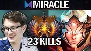 NIGMA.MIRACLE INVOKER WITH 23 KILLS - DOTA 2 7.27 GAMEPLAY