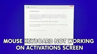 How To Fix Windows 11 installation Stuck at Product Activation Screen