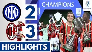 FINAL!🔴ABRAHAM 90+3' WINNER!🏆 Inter Milan vs AC Milan (2-3) Extended HIGHLIGHTS | Supercoppa 2025!