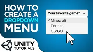 How To Create a Drop Down Menu – And Get Selected Value  [Beginner Tutorial - Unity 2019]