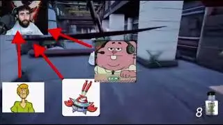 Bro done turned into Richard waterson, Mr.Krabs and Shaggy