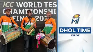 Bharat Army bringing out the dhol to keep India pumped up | ढोल ताशा | Mumbai Indians